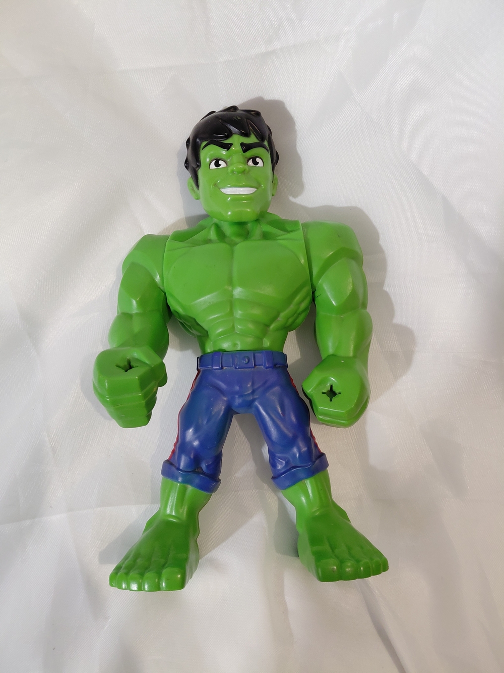 Hasbro Green and Blue Hulk-Style Action Figure
